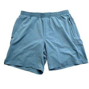 ALO Yoga 7" Traction Shorts in Toluca Blue
